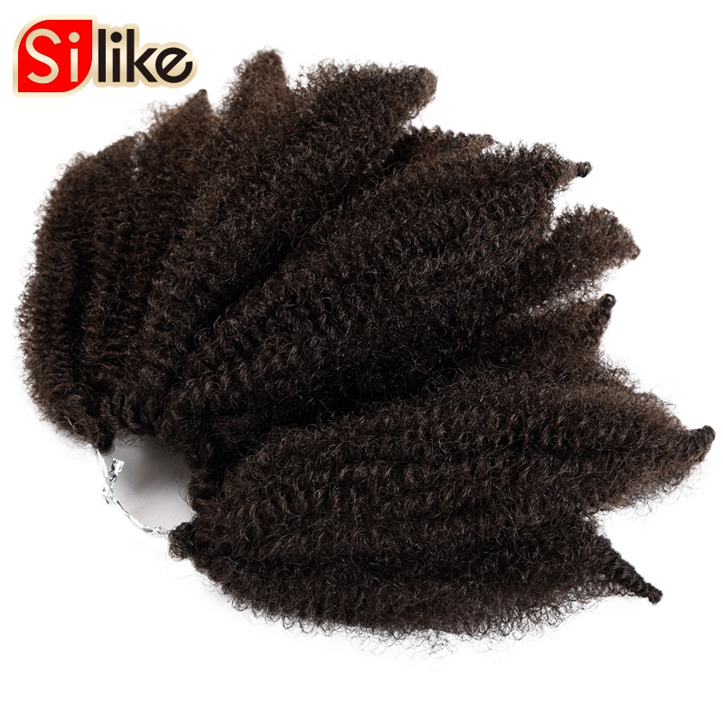 8 zoll Kurze Marley Flechten Haar Weich afro Twist Synthetische Häkeln Zöpfe Haar Erweiterungen afrikanisch amerikanisch Haar Für Frau