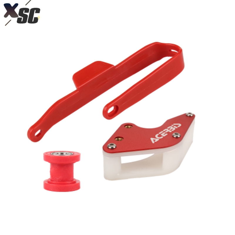 Motorcycle Swingarm Protection Chain Slider Rear Cover Chain Protector Guard Guide Roller Wheel Guard Set Pit Dirt Bike Racing