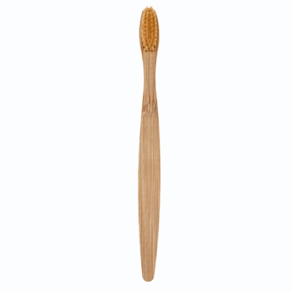 3PCS Environment-friendly Wood Toothbrush Bamboo Toothbrush Soft Bamboo Fibre Wooden Handle Low-carbon Eco-friendly For Adults