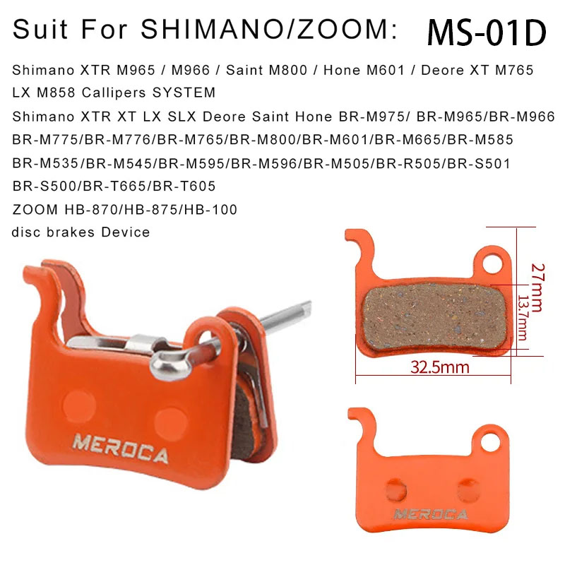 Plaquettes de frein à disque de vélo VTT Deore M615, Shimano G01S, G01S, XTR, M9000, M9020, M985, M988, XT, M8000, M785, SLX, M7000, M666, M675: Bourgogne