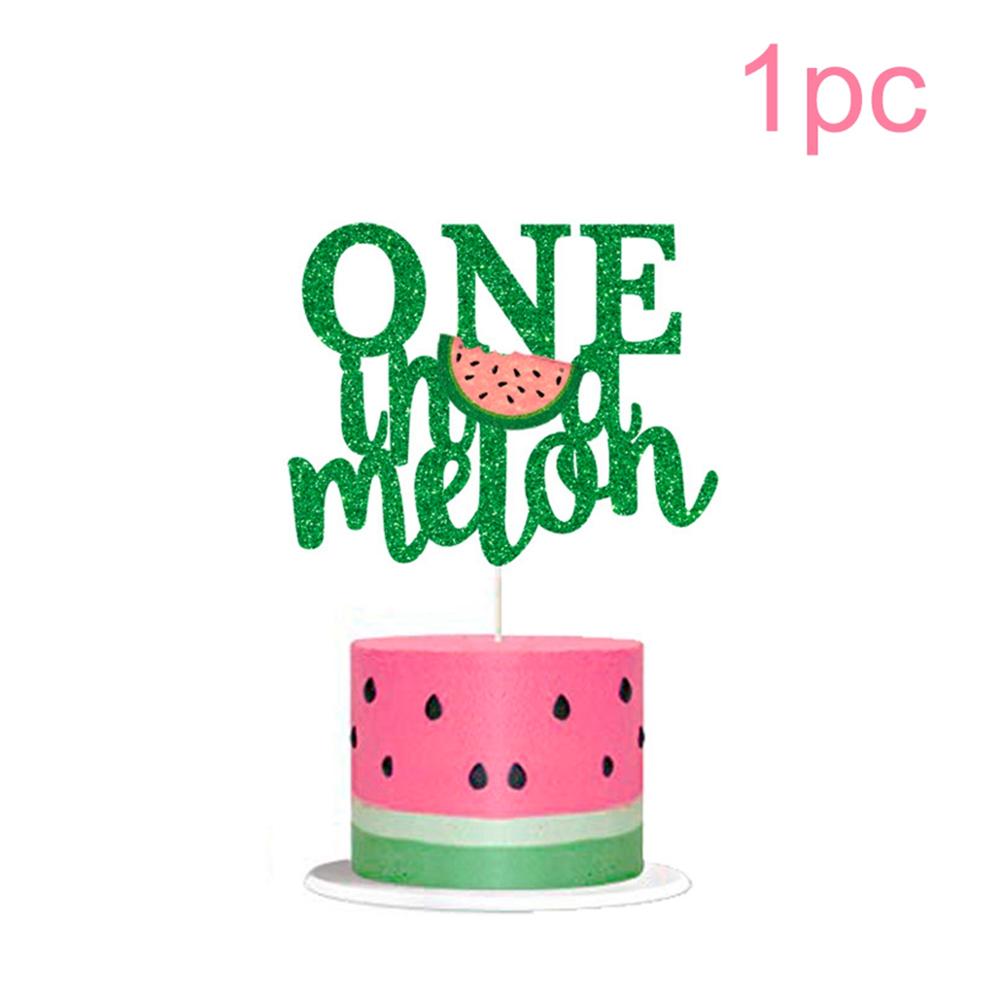 Watermelon One Year Birthday Hat 1st Birthday Banner Kids Happy Birthday Banner 1 One Year First Birthday Boy Baby Shower: Light Yellow