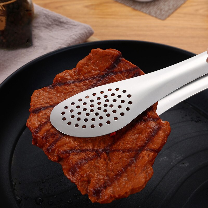 Stainless steel food tongs kitchen utensils buffet cooking tools bread tongs pastry tongs barbecue kitchen tools barbecue access