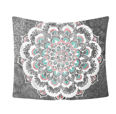 Mandala gobeläng väggdekor väggbonader psykedeliska hippie nattmåne gobeläng strandmatta