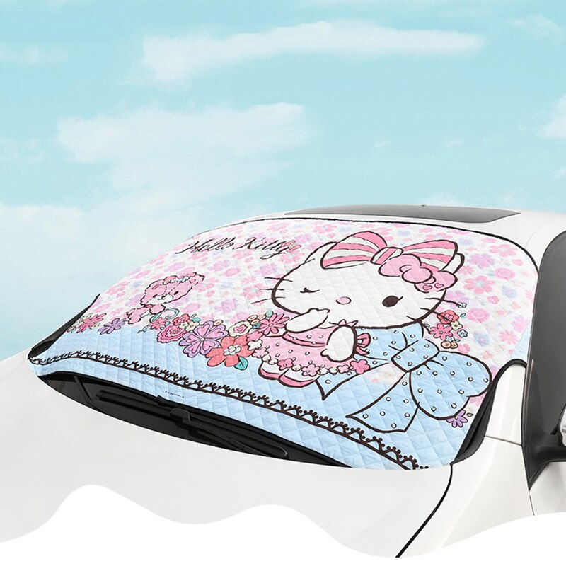 Auto parasol Kitty Cat sol sombra parasol de parabrisas de coche cubre bloque parasol delantero Auto protección UV cortina accesorios de coche
