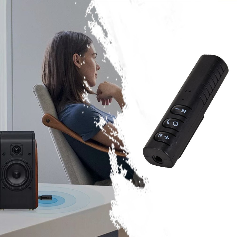 Handsfree Bluetooth Car Kit Auto 3.5mm Jack Aux Bluetooth Wireless Music MP3 Audio Adapter Receiver For Headphone