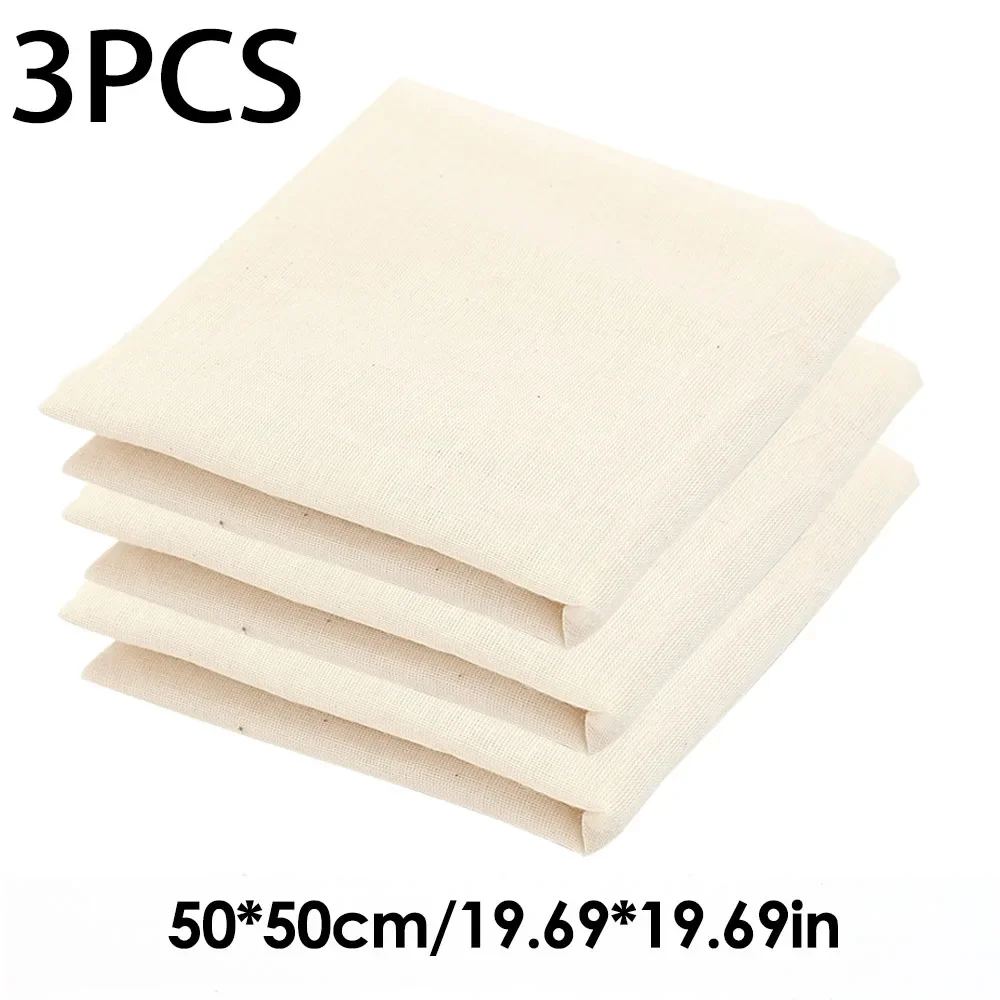 Coladores de bolsa de tela de leche de nueces reutilizables, algodón Natural sin blanquear, queso, yogur, filtro de Tofu, colador de malla fina para Cocina: Amarillo claro