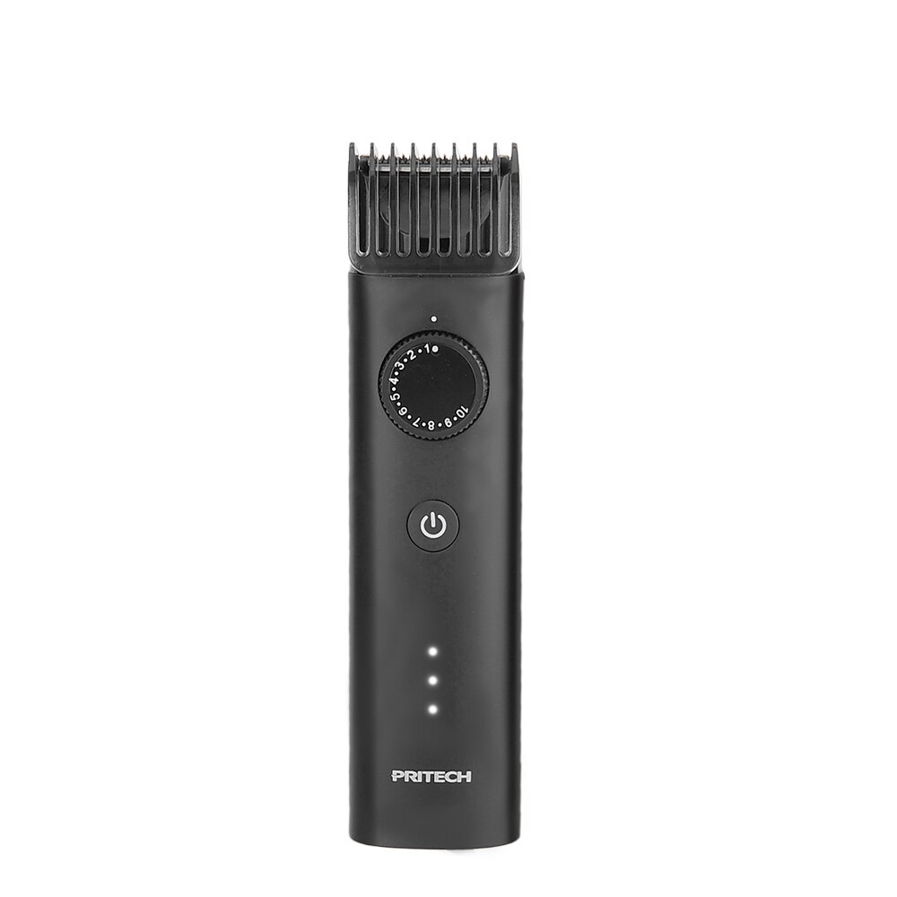 Xiaomi-Afeitadora eléctrica Pritech para hombre, cortadora de pelo recargable, silenciosa, de acero inoxidable, para Barba y barbero
