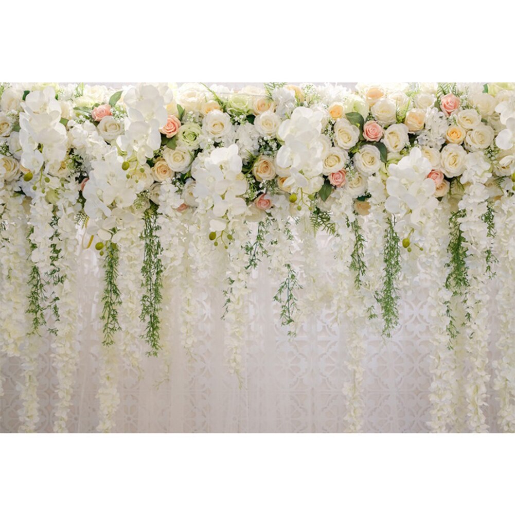 0.9X1.5M Europese Wedding Bloemen Fotografie Achtergrond Doek Studio Decor Fotografieachtergrond Voor Video Foto Studio