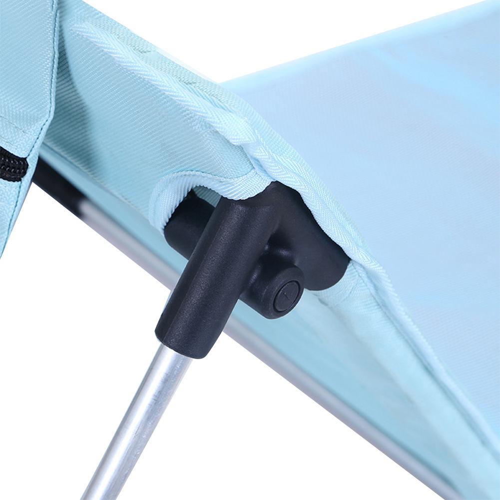 Hobbylane udendørs strand solstol ultralet aluminiumslegering enkeltstol med hynde til camping