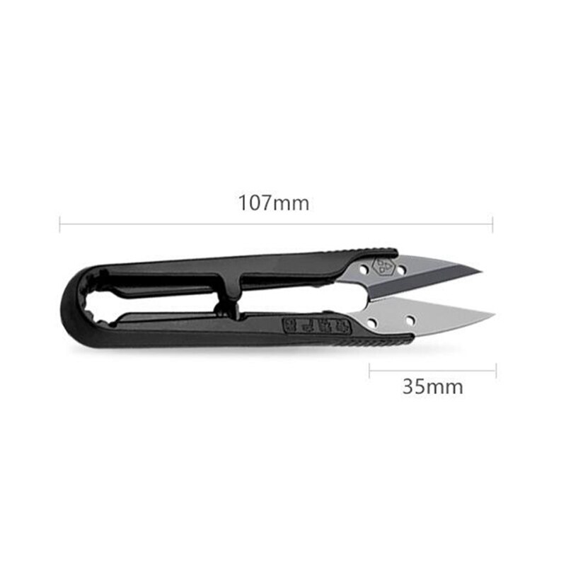 1Pcs U Vorm Clippers Trimmen Briefpapier Schaar Naaien Tangen Knipt Frezen Draad Snippers Trimmen Diy Schaar Gereedschap: JD0192-(PIN-1422)