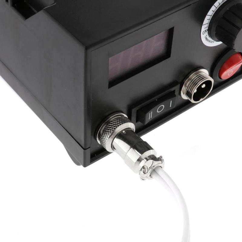 Grabador de madera con temperatura ajustable, pantalla Digital, pirograbado, bolígrafo Dual, Kit de máquina para dibujar y escribir en cuero