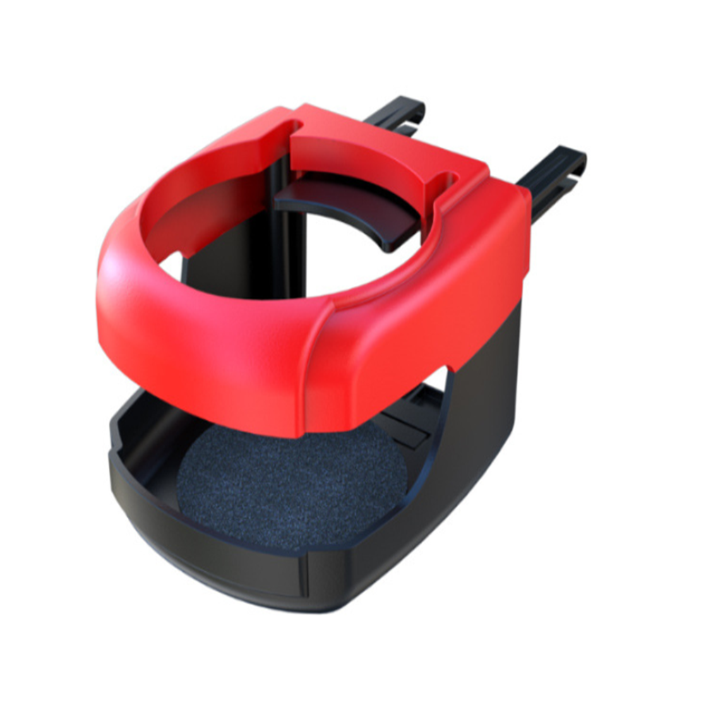 Car Cup Holder Outlet Air Vent for BMW e46 e90 e39 e60 e36 f30 f10 m e87 f20 x5 e53 e30 e91: Red and Black