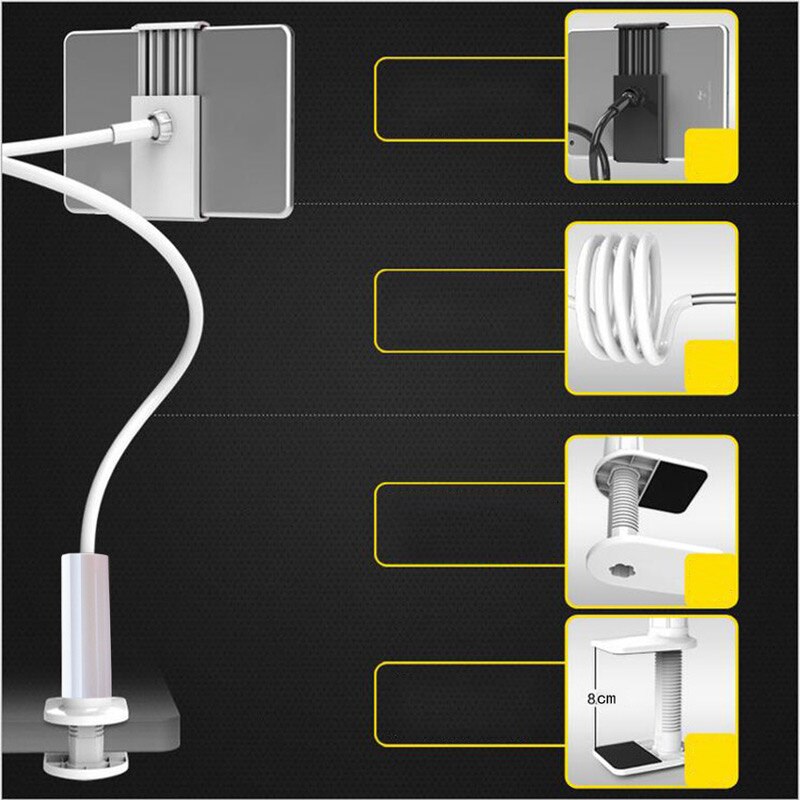Universele Telefoon Houder 360 Graden Flexibele Tafel Stand Mount Houder Lazy Bed Desktop Beugel Voor Iphone Ipad Tabletten DJA99