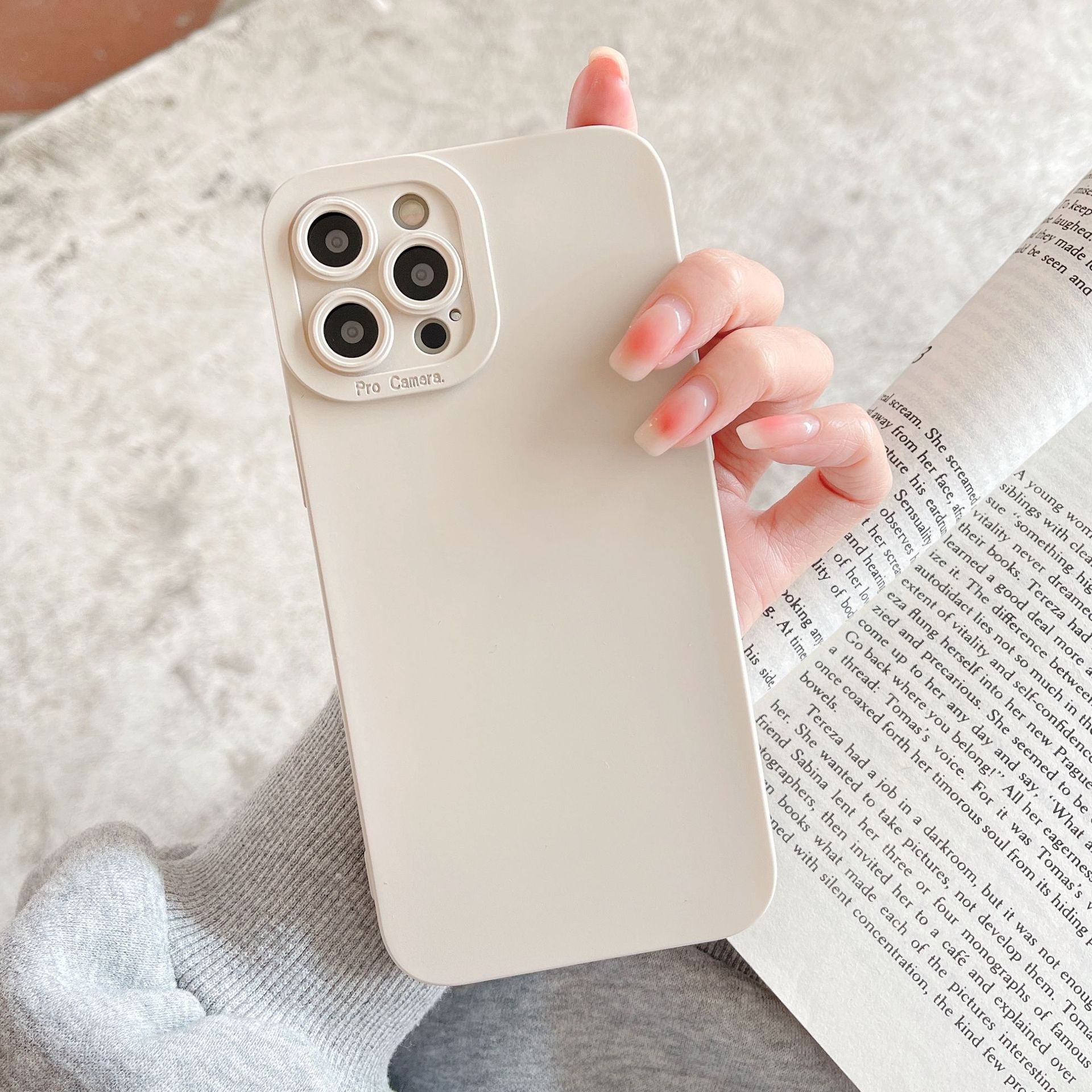 Funda de teléfono de TPU de silicona negra a prueba de golpes de alta gama para Iphone 16 15 14 13 12 Pro 11 Pro Max X Xs XR 7 8 SE hombres protege la cubierta de la lente