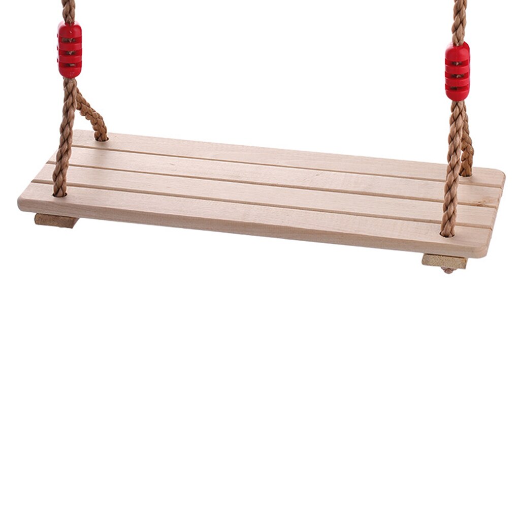 Asiento de columpio con cuerda, tabla de balanceo de madera, adecuado para niños y