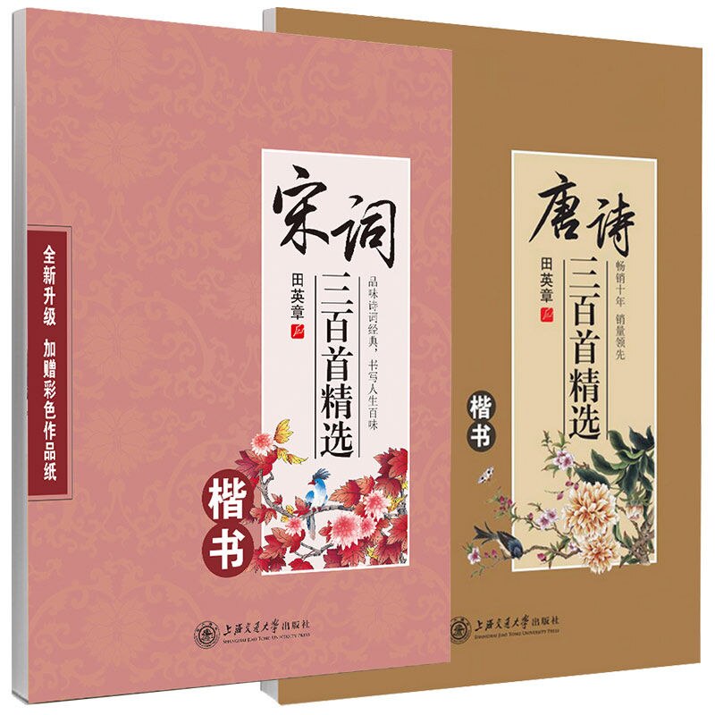 Tian Yingzhang Hard Pen Regular Script Copybook Chinese Tang Poems Song Ci Copybook Running Regular Script Copying Textbook: C