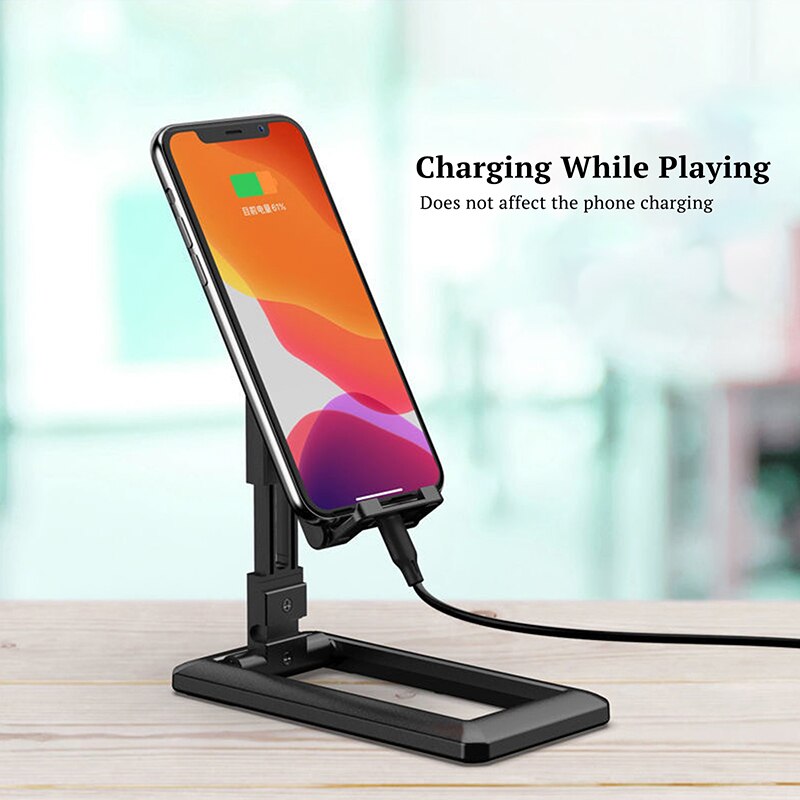 Taitettava tabletti matkapuhelimen pöytäpuhelinjalusta ipadille iphone samsung pöytäteline säädettävä pöytäteline älypuhelinteline