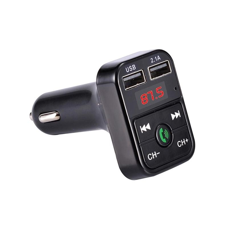 Car Kit Handsfree Wireless Bluetooth FM Transmitter LCD MP3 Player USB Charger 2.1A Car Accessories Handsfree Auto