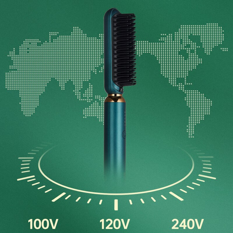 Xiaomi-peine de pelo liso InFace, rizador de pelo con iones negativos, protege el cabello, cerámica, calor, temperatura constante estable
