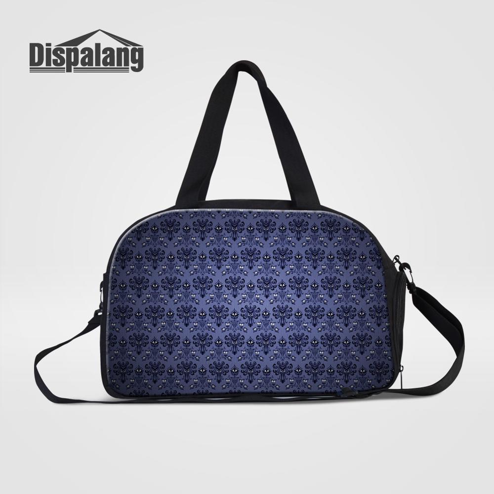 Dispalang Viaggio Duffle Borse A Righe Stella Stampa Sacchetto Dei Bagagli di Viaggio di Grande Capacità Sacchetto di Spalla Delle Donne Borse Da Viaggio Unisex: Grigio