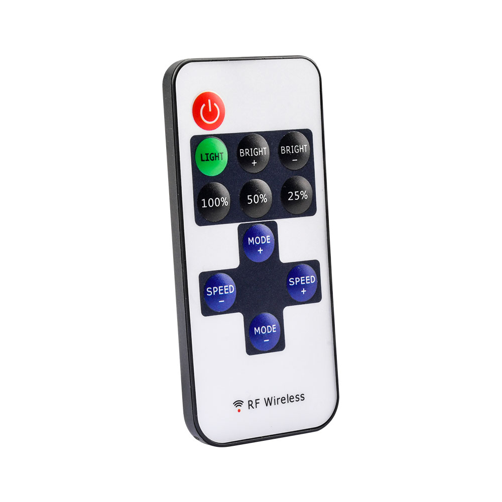 1set RF Mini Wireless Remote Dimmer Controller for LED Strip Lights DC5V-DC24V Dimmer Controller RF Wireless Remote LED Dimmer