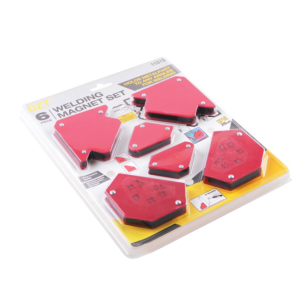 6PCS Magnetic Fixed Angle Soldering Locator Welding Accessories Welding Magnet Fixer Welding Positioner Magnetic Welding Magnet