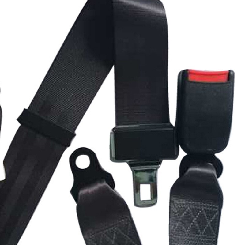 Safety Two Point Adjustable Belt Black Universal Car Vehicle Seat Belt Extension Extender Strap