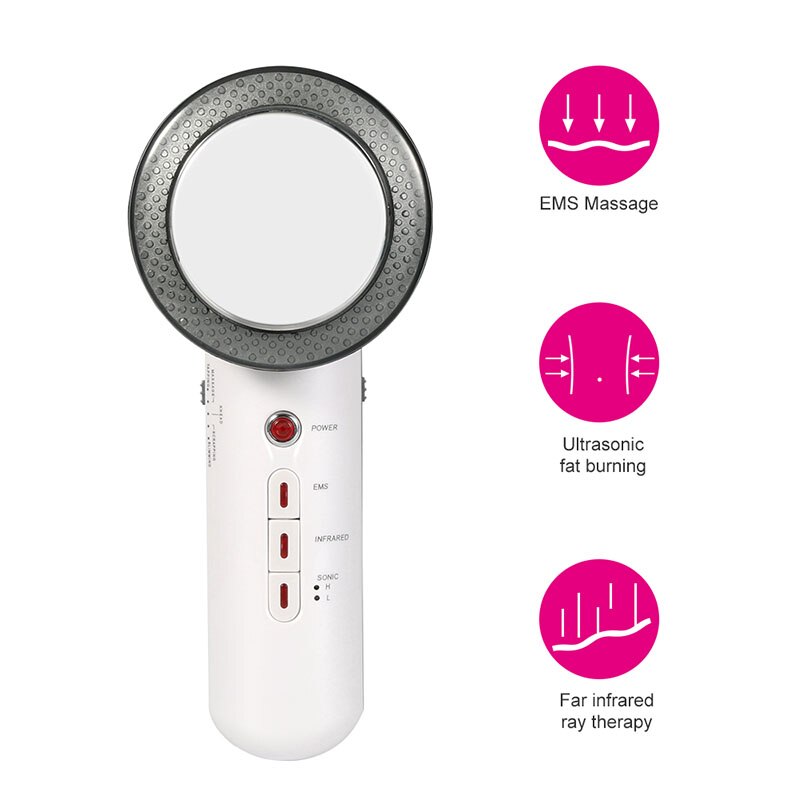 Ultrasonic Weight Loss Fat Burning Machine Infrared Ultrasonic Body Cavitation Beauty Apparatus 3 in 1 EMS RF EMS Device Facial