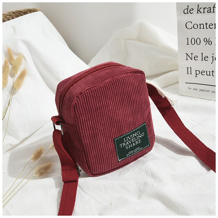 Bolso cruzado informal de un solo hombro para mujer, bandolera, bolso Cuco mensajero, para cosméticos,: Rojo