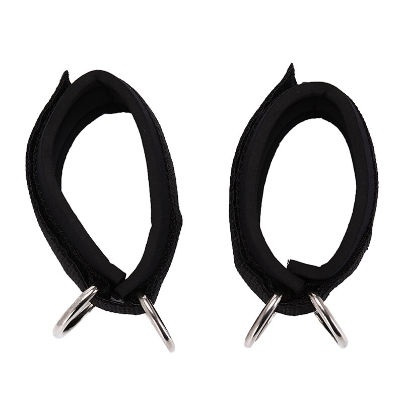 2pcs 24m Sport Ankle Strap Padded Adjustable D-ring Ankle Cuffs for Gym Workouts Cable Machines Butt Leg Weights Exercises