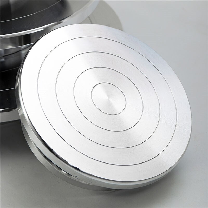 15/20/25/30cm Double Face Use Aluminum Alloy Turntable Ceramic Clay Sculpture Platform Pottery Wheel Lazy Susan Rotating Tools