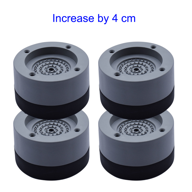 4 Pcs Washing Machine Refrigerator Mute Rubber Mat Anti Vibration Anti Shock Pad SUB