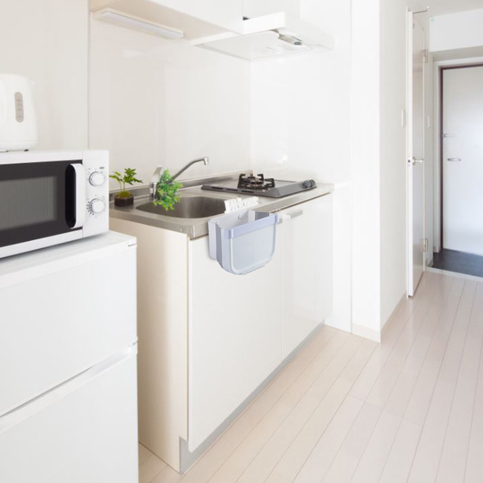 Kitchen Folding Trash Can Car Recycle Bin Trash Bin Kitchen Dustbin Garbage Rubbish Bin Garbage Can Waste Bin For Kitchen