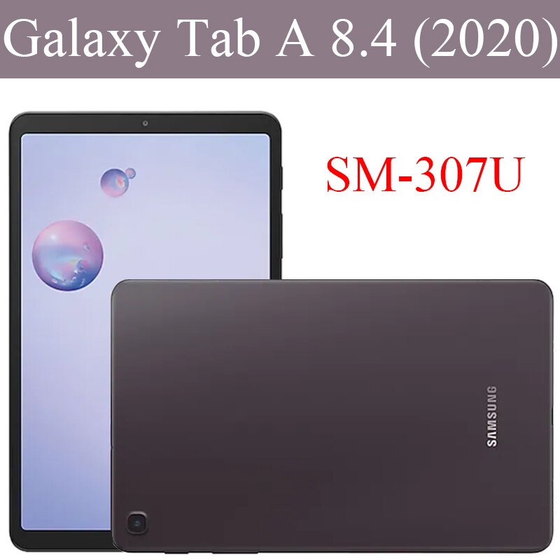 Tablet Case Voor Samsung Galaxy Tab Een 8.4 &quot Siliconen Soft Shell Tpu Airbag Cover Transparante Bescherming Capa Voor SM-T307U (V)