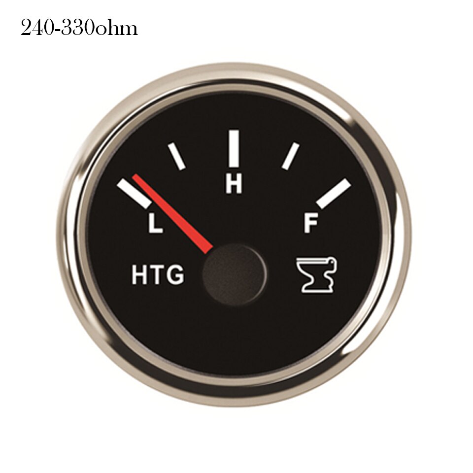 0-190ohm /240-33Oohm Sweage Level Gauge Sensor Marine Boat Car Gauge Sender Water Level Indicator Water Tank Level Indicator: blacksilver 240ohm