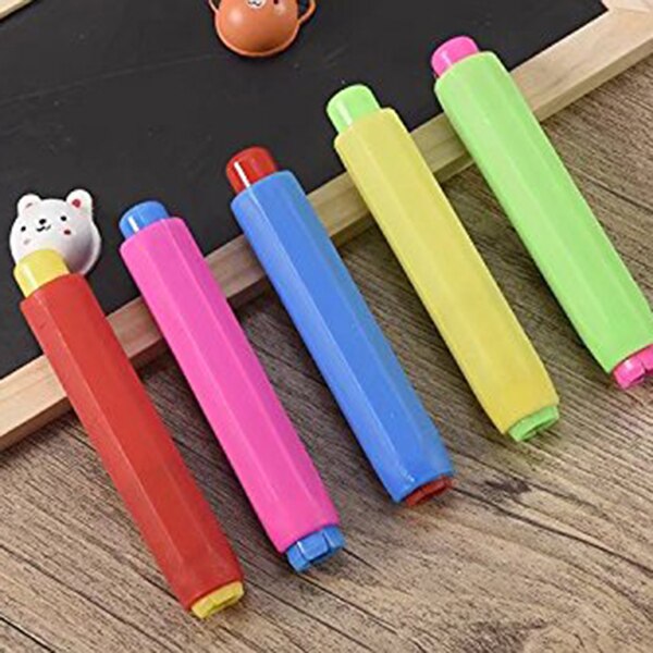 10pcs Chalk Holder Case Plastic Case for School Office