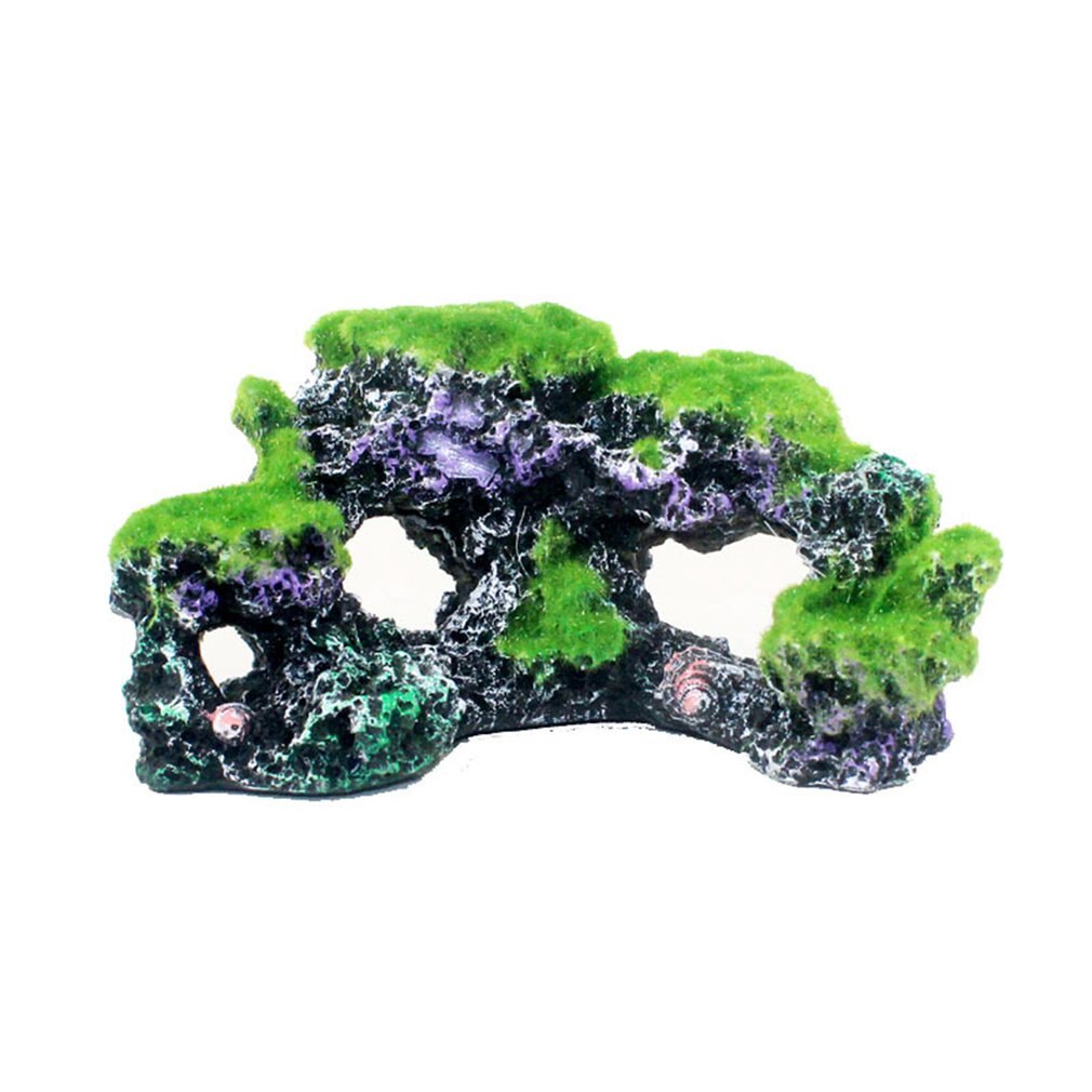 Aquarium Decoration Fish Shelter House Resin Crafts Fish Tank Decoration Fish Tank Supplies Tank Decor: Coral Reef