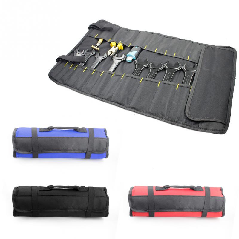 Multifunctionele Folding Wrench Bag Tool Roll Opslag Pocket Gereedschap Pouch Draagbare Case Organizer Holder Tool Roll-Up Bag Tool tas