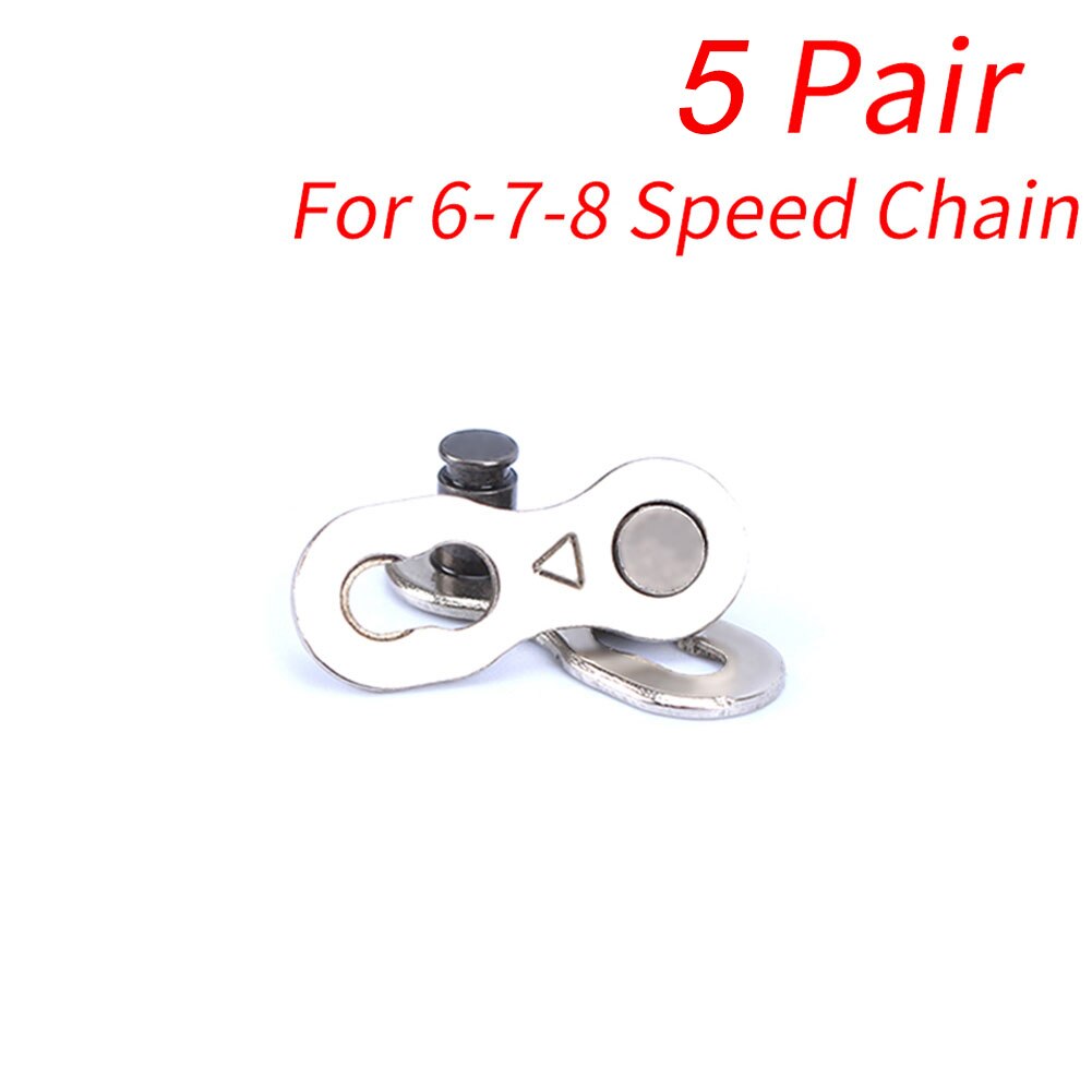 5 Set Bike Connecting Chain Quick Link Connector Bicycle Chain Joint Magic Buckle 6/7/8/9/10/11/12 Speed Cycling Parts