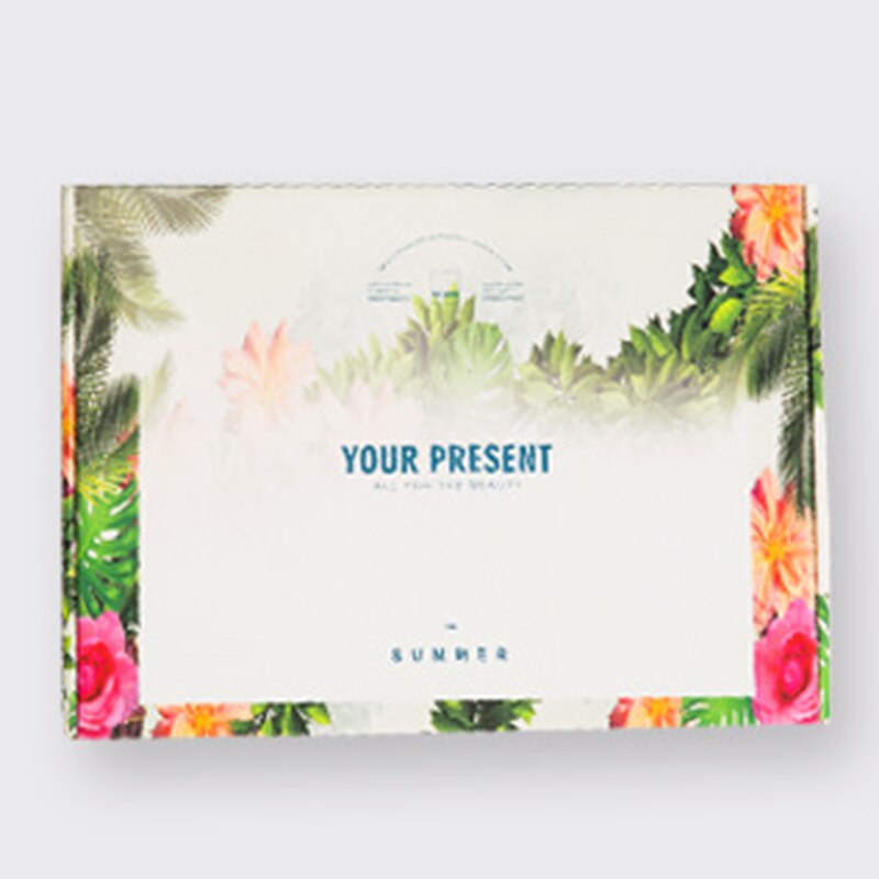 10 Stuks Kleren Geschenkdozen Kleur Papier Karton Uw Aanwezig Verpakkingen Golfkarton Doos Logistiek Papier Dozen 30x20x5cm: color