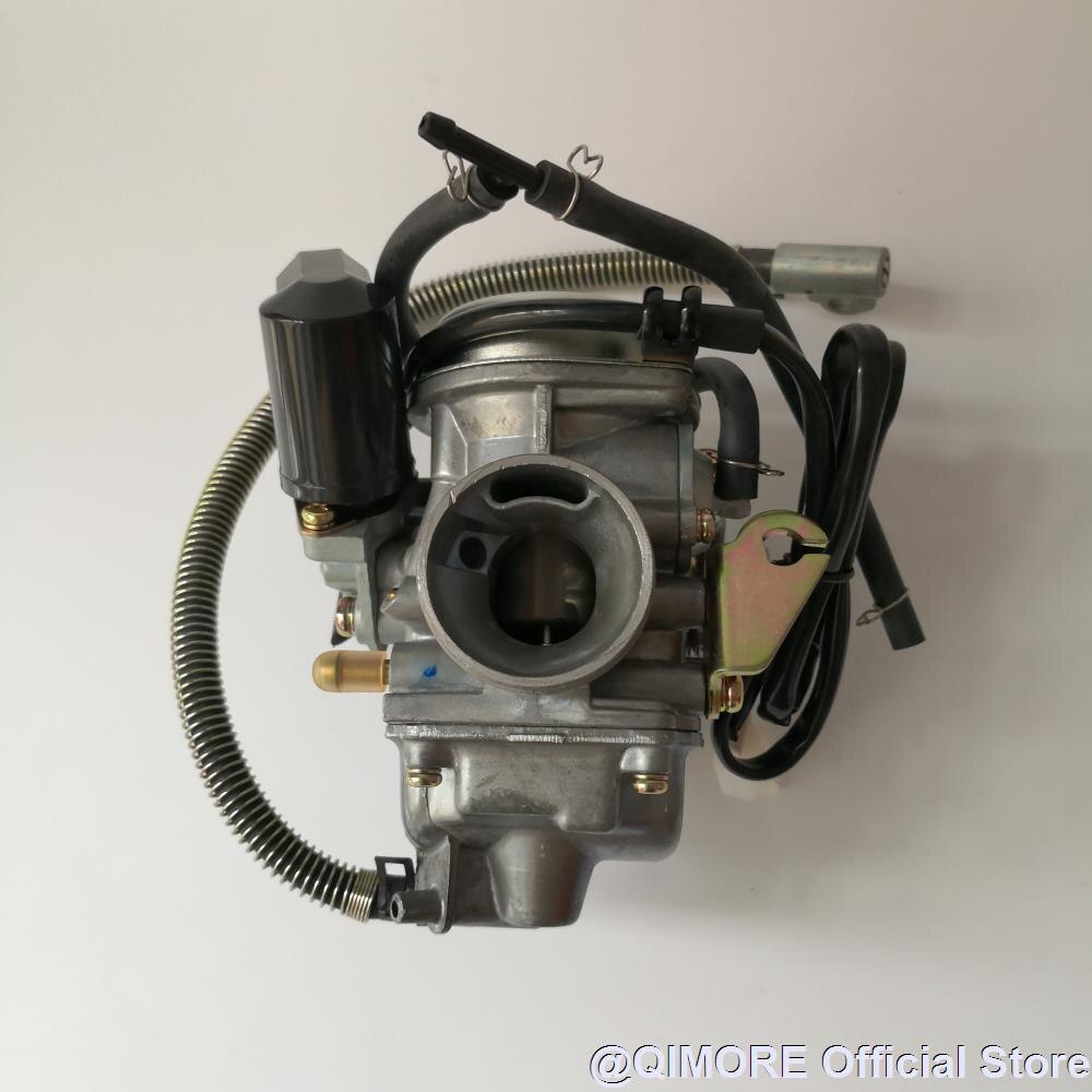 24mm carburateurs  pd24j met externe olie-aftappijp voor 4 -takt scooter bromfiets atv 152 qmi 157 qmj  gy6 125 gy6 150