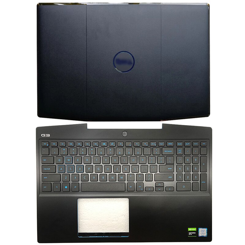 for DELL 15 G3 3590 Laptop LCD Back Cover/Front Bezel/Hinges/Palmrest/Bottom Case Computer Case