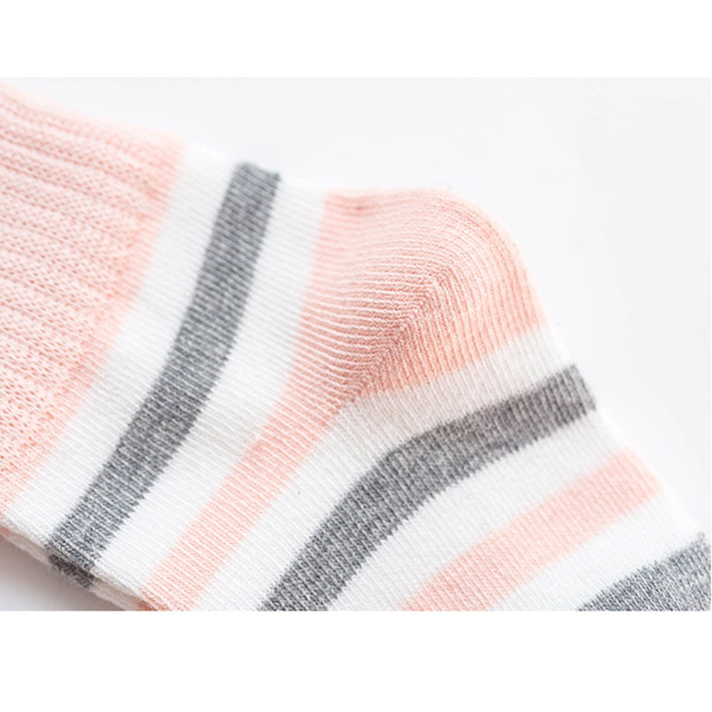 5 Pairs/lot Xxx Boys Girls Stripe Socks Infant Baby Children Teens Sports Short-tube Breathable Cotton Autumn Winter Unisex