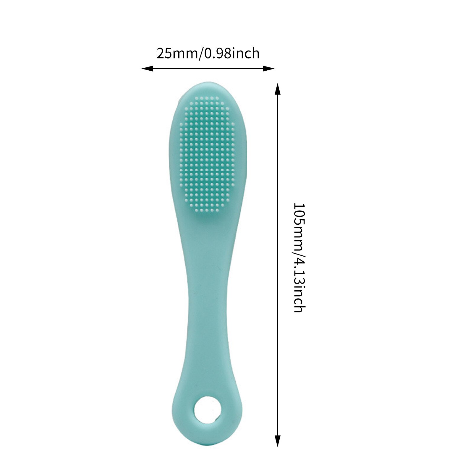Silicone Double Sided Nasal Brush Remove Blackheads Nasal Wash Face Brushes to Clean Pores Remove Blackheads Acne Nose Brush 303