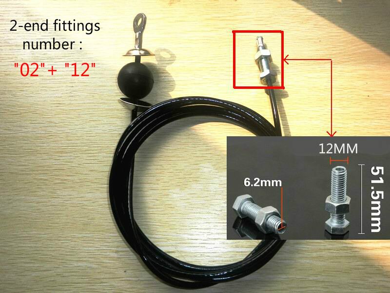 Zubehör für Fitness geräte, Stahldraht seil, 5mm, 6mm Draht-und Kopf zubehör für Fitness kabel, Fitness kabel: verrotten