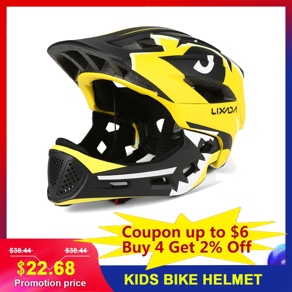 Lixada Kinderen Fietshelm Afneembare Integraalhelm Kinderen Sport Fietsen Skateboarden Rolschaatsen Veiligheid Kids Helm