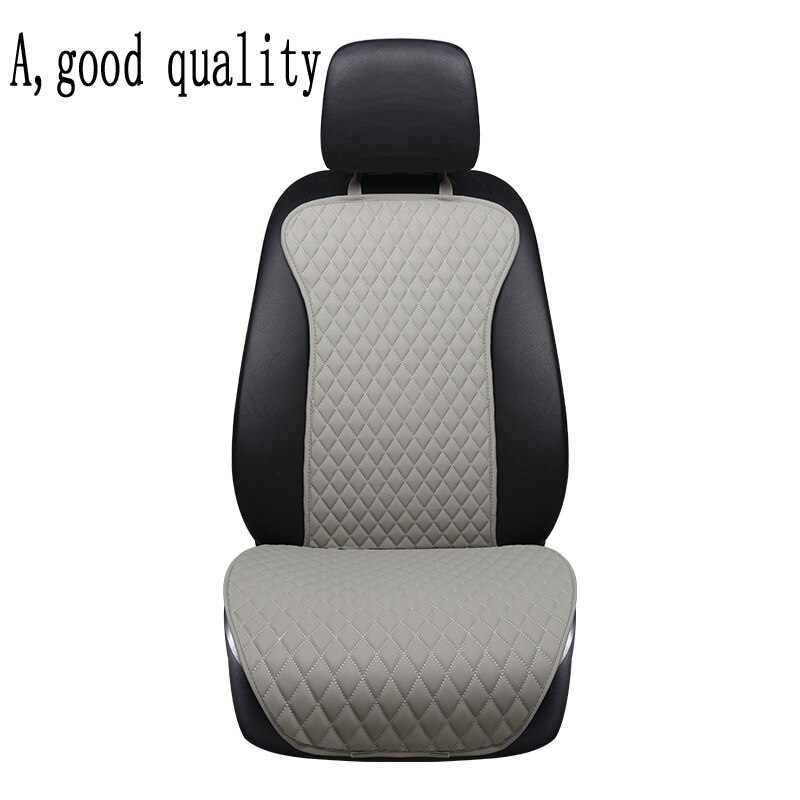 Car Seat Covers Easy Clean Car Seat Cushions,universal Pu Leather Non Slide Waterproof Seats Cover Fits For Lada Granta E1 X36: Grey front