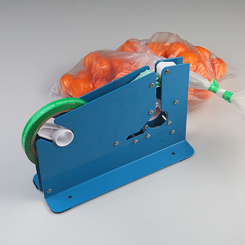 Supermarket sealing machine plastic bag tape bundle up tying tool bulk weighing bag tying sealer kitchen sealing clip