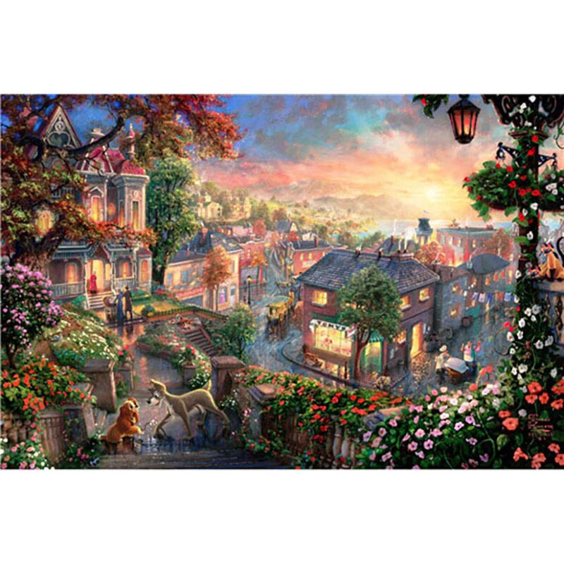 Jigsaw Puzzle 1000 Pezzi di Montaggio Foto di Paesaggio di Giocattoli Educativi per Adulti Alleviare Lo Stress Giochi Per Bambini Regalo Dei Bambini: 16