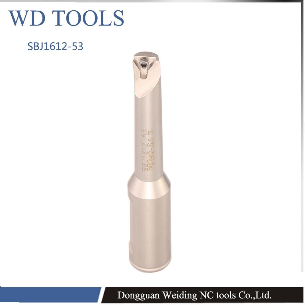 Têtes d'alésage de précision et avec barre d'alésage SBJ1612 SBJ1612-53 nbj16/CBI plage d'alésage 12-17mm